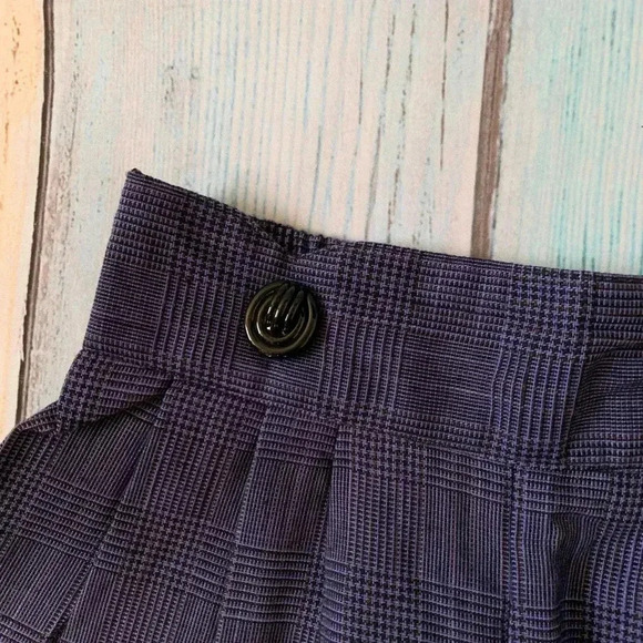 vintage catch me plaid high waist shorts - Picture 7 of 10